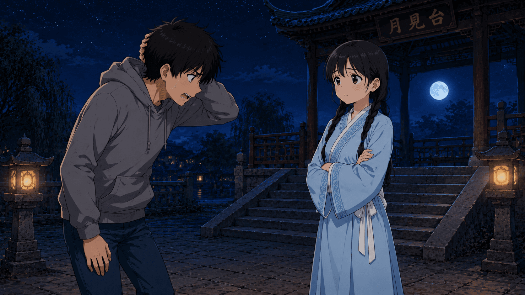 「飛虎のことばかり！」と声を高くする玲。